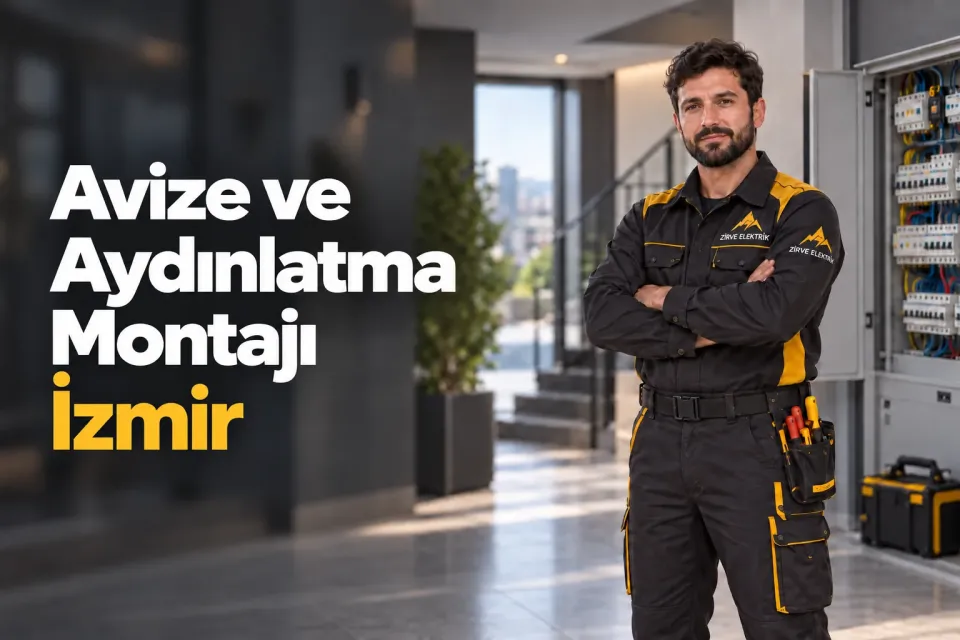 İzmir Zirve Elektrik Avize ve Aydınlatma Montajı hizmet süreci görseli